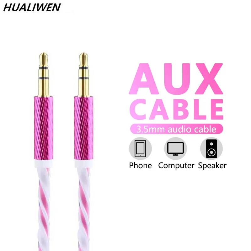 

3.5mm Jack Audio Cable Jack 3.5 mm Male to Male Audio Aux Cable For Car Headphone Speaker Cable