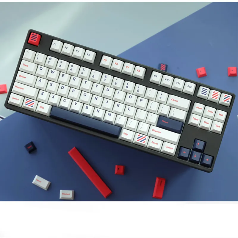 Họa Tiết Trơn Gói Chủ Đề PBT Thăng Hoa Anh Đào Keycap Cho MX Tắc Bàn Phím Cơ 141 Phím