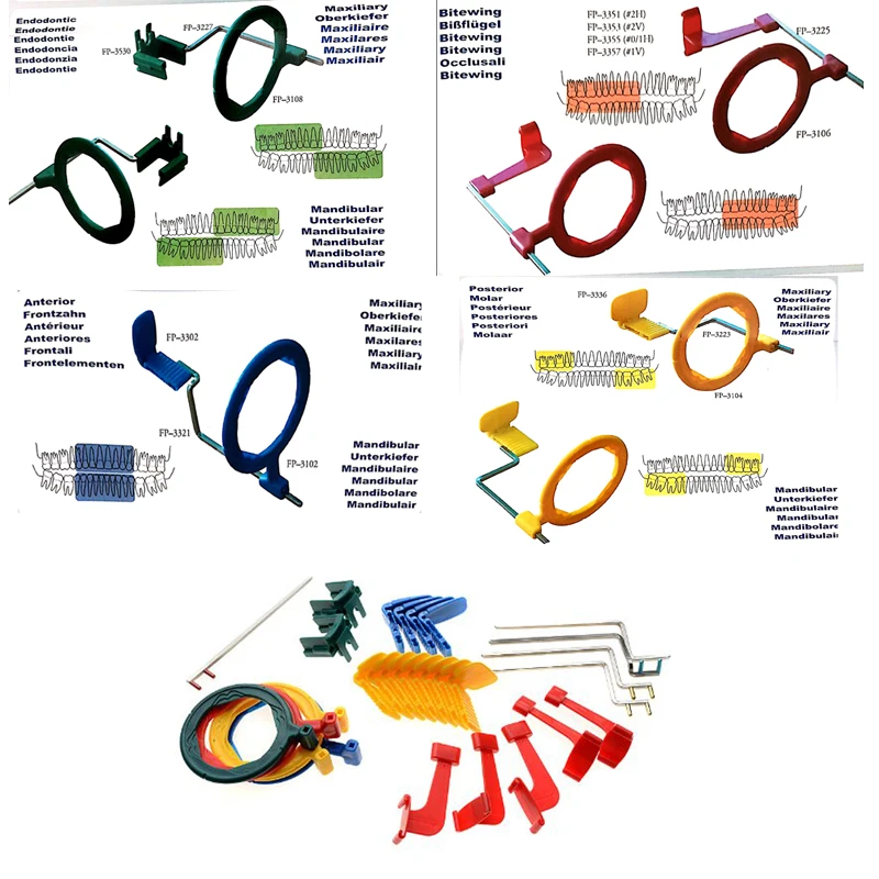 Dental Intra Oral X-Ray Stellungs System Komplette FPS3000 Dental X-RAY Film Positioning System Komplette Kit XCP-DS Typ