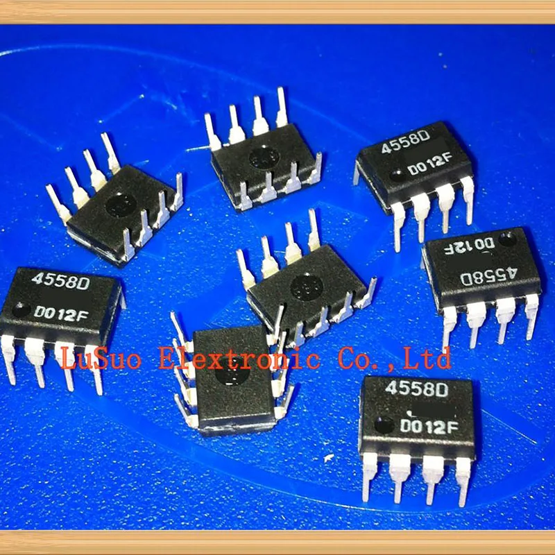 50PCS NJM4558D JRC4558D 4558D DIP-8 New original