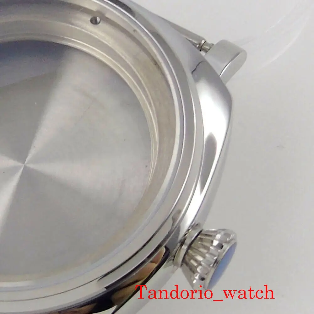 Fit NH35 NH36 NH34 ETA2824 PT5000 Movement 42MM Polished Stainless Steel Automatic Watch Case Sapphire Crystal 200M Waterproof