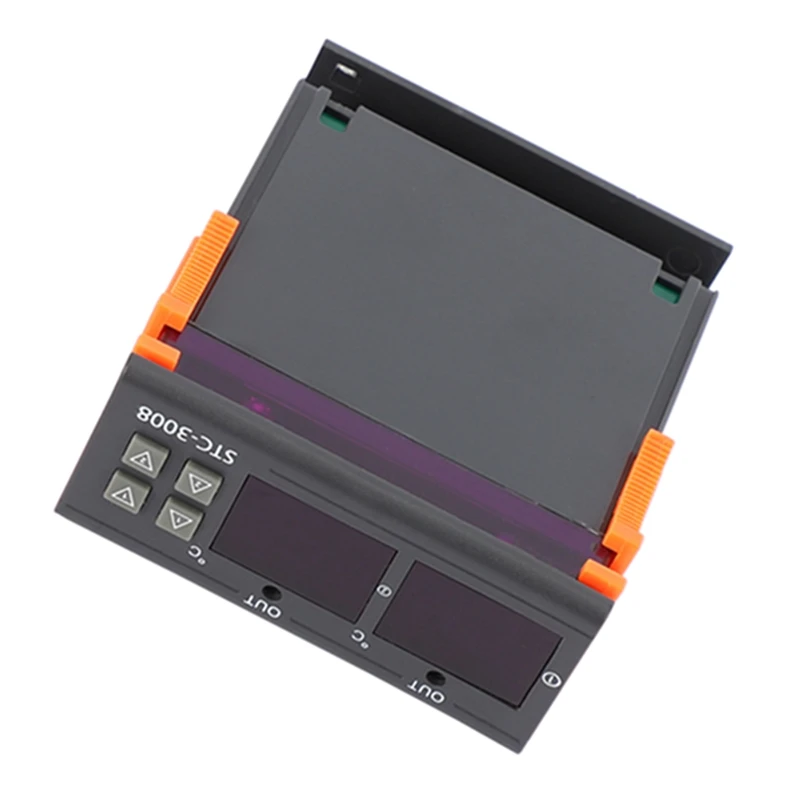 Stc-3008 110-220vデュアルデジタルサーモスタット温度コントローラインキュベーターのためのサーモスタット湿度計除湿恒湿
