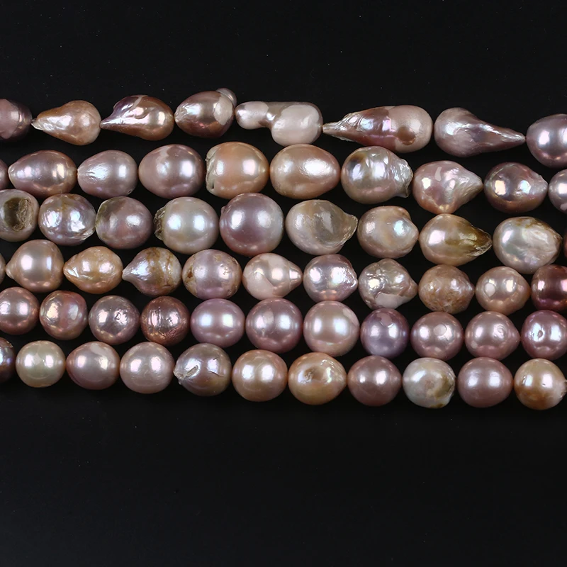 

Hot Sale 13-17mm Pink lavender Edison Freshwater Pearl For Jewelry