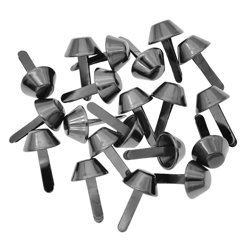 20PCS Metal Bag Feet Rivets Studs Pierced For DIY Craft Purse Handbag Leather Decoration Accessories