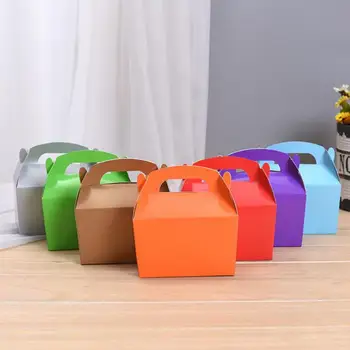 Nova caixa de presente portátil casamento aniversário bebê bem-vindo festa presente embalagem criativa lancheira doces chocolate bolo caixa de presente