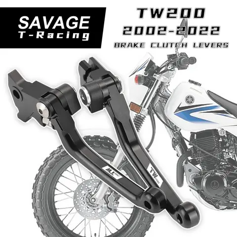 2025 NEW TW For YAMAHA TW200 TW 200 Pivot Brake Clutch Levers Motorcycle Accessories Dirt Pit Bike Handles Motocross Adjustable