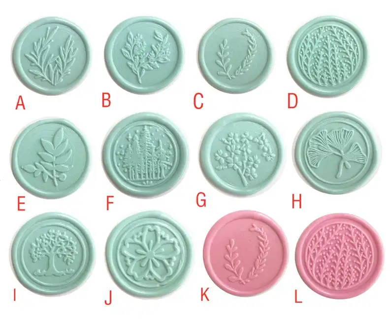 Flower wax seal stamp wax seal stamp kit botanical wax seal wedding wax seal stamp floral stamps