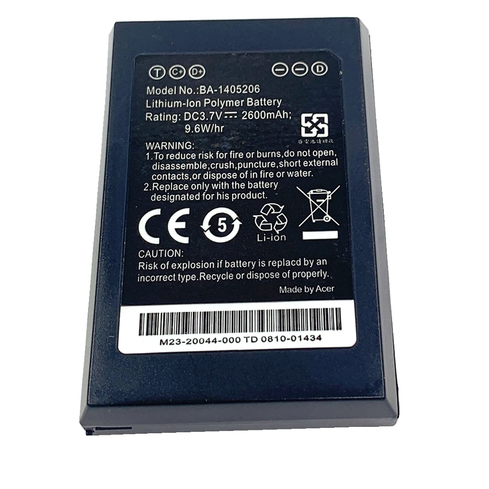 BA-1405206 batteria per batteria ai polimeri di ioni di litio Trimble Juno SB SA SC SD GPS PDA 2600mAh