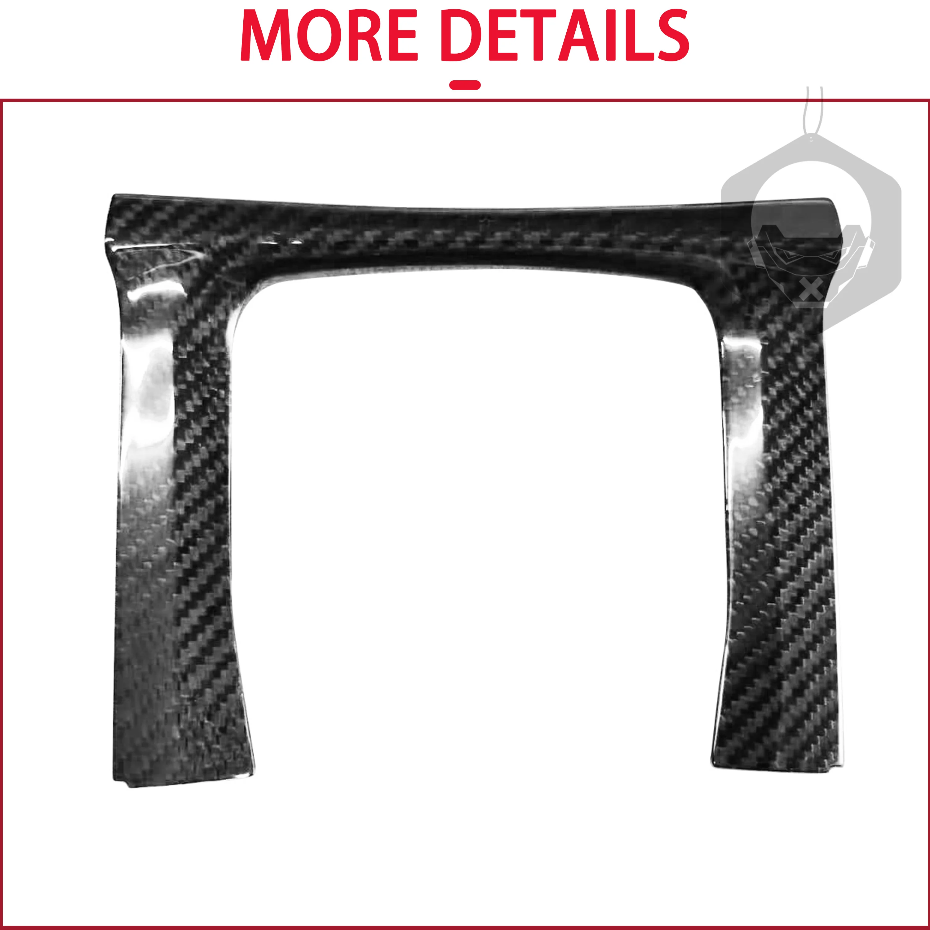 For Honda Civic 10th Gen 2016-2020 Manual Transmission Gear Panel Cover Trim Sticker Real Carbon Fiber Styling Decoration Part