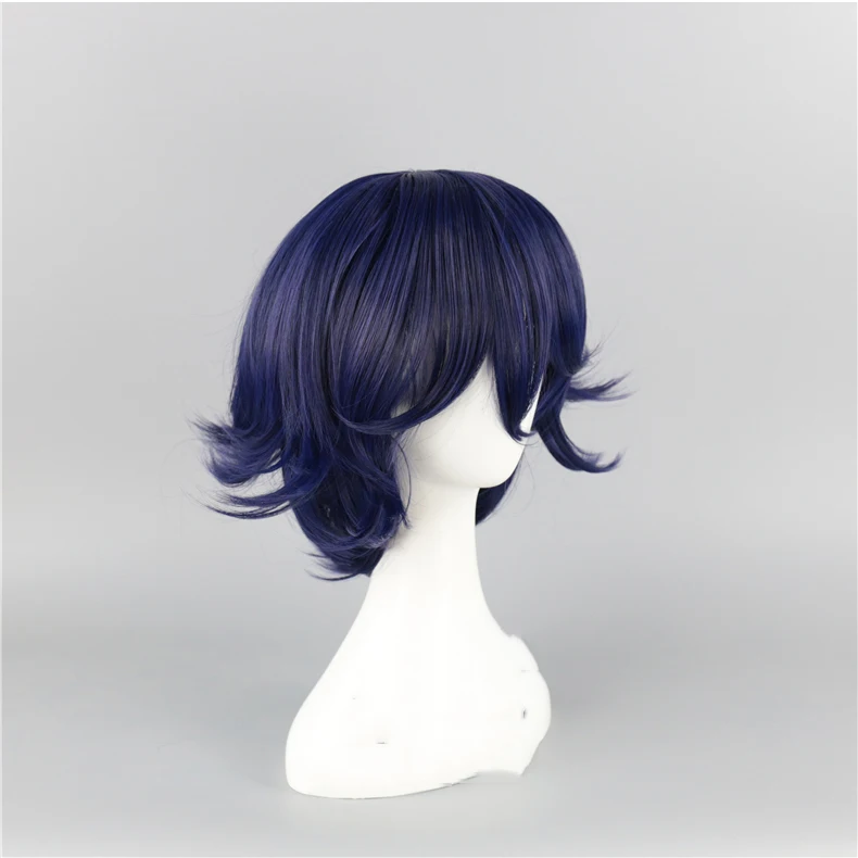 Danganronpa V3: Doden Harmonie Ouma Kokichi Cosplay Pruik vrouwen Man Jongens Korte Rechte Anime Pruik Christmas Party Cosplay Gift