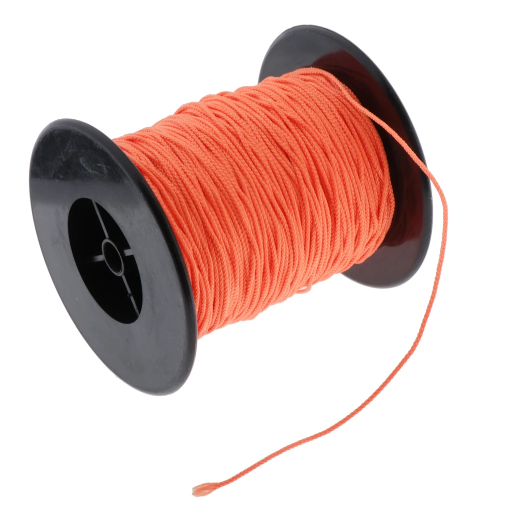 83 Meters 2mm Professional Scuba Dive Reel/Finger Spool Line Rope Cord for Wreck Cave Diving, Snorkeling, Spearfishing