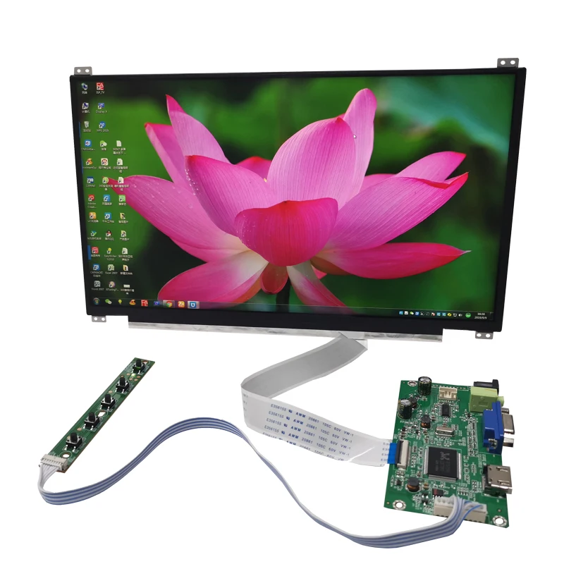 

13.3 inch display module HD kit VGA1920X1080IPS full viewing angle USB5V DC12V2A power supply solution