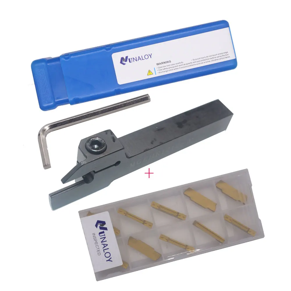 Tablete com suporte para mergulho, suporte com 10 lâminas mgmn150 mgmn200, inserções de ranhuramento, 10mm de diâmetro externo