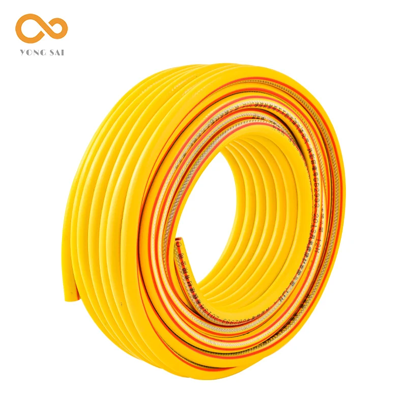 Five-Layers Thicken Household Gas Hose With Steel Wire High Pressure Natural Gas Pipe Explosion-proof Water Heater Hose