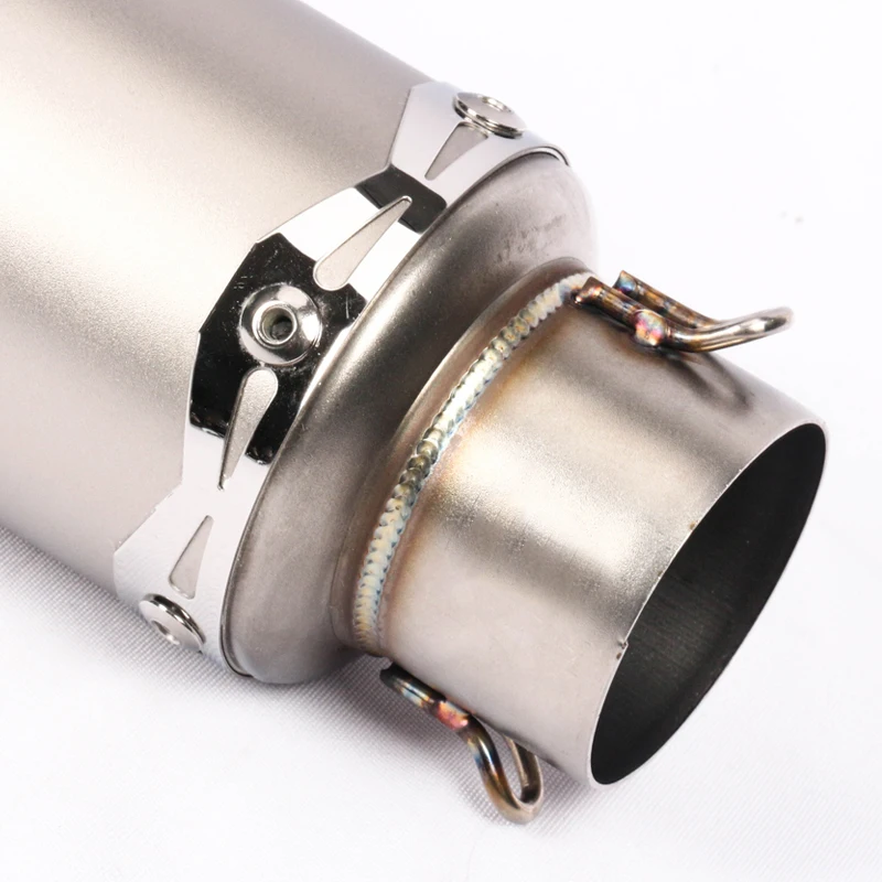 51MM universal motorcycle exhaust Muffler escape moto cafe racer For Duke RC390 NC700 CBR500RR GSXR250 benelli trk 502 gsr 600