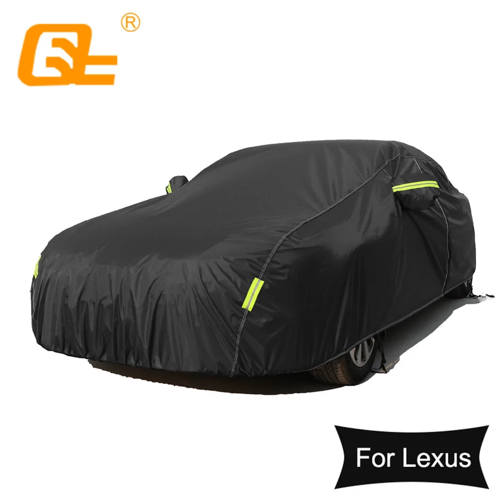 Universal Waterproof Full Car Covers Outdoor sun uv protection dust rain snow protective for lexus es ls ct200 gs rx300 gx is250