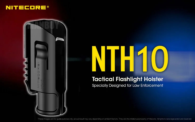 Original nitecore Holster NTH10 Mount Holder for Flashlights