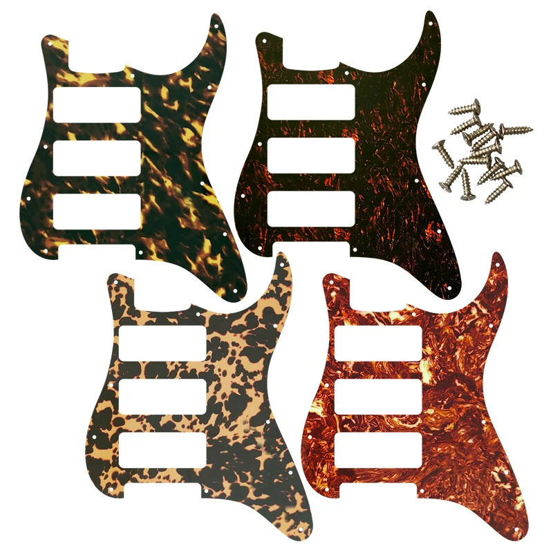 

Запчасти для гитары Xin Yue 3P90 Strat PICKGUARD для США, 11 отверстий для винтов Strat 3P90S, хамбакер с рисунком пламени, без отверстия переключателя
