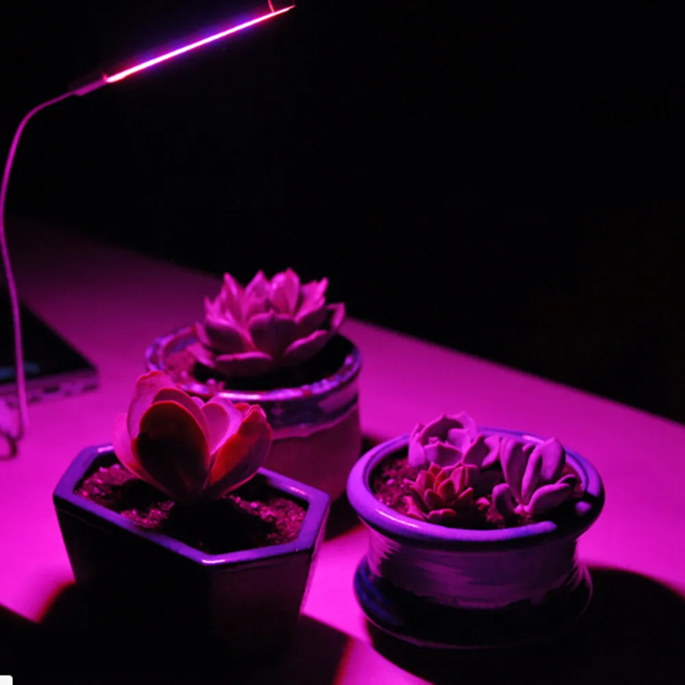 Luz Led USB de espectro completo para cultivo de plantas, lámpara Fitolamp de 3W, 5W y 5V, para invernadero, hidropónico, jardín