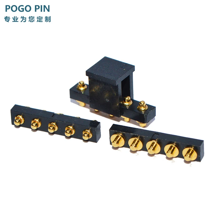 Pogo Pin Kết Nối Sạc Thử Tai Nghe Ăng Ten Đầu Kẹp Chống Sốc Và Chống Nước Đầu Dò Vàng