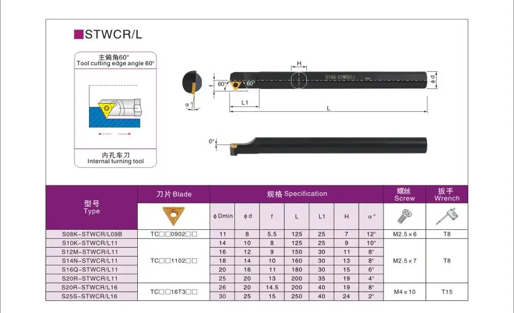 BEYOND STWCR S10K S20R STWCR11 S12M-STWCR11 S16Q-STWCR11 10Mm Máy Tiện Quay Công Cụ CNC Nội Bộ Giữ Công Cụ Carbide Chèn TCMT