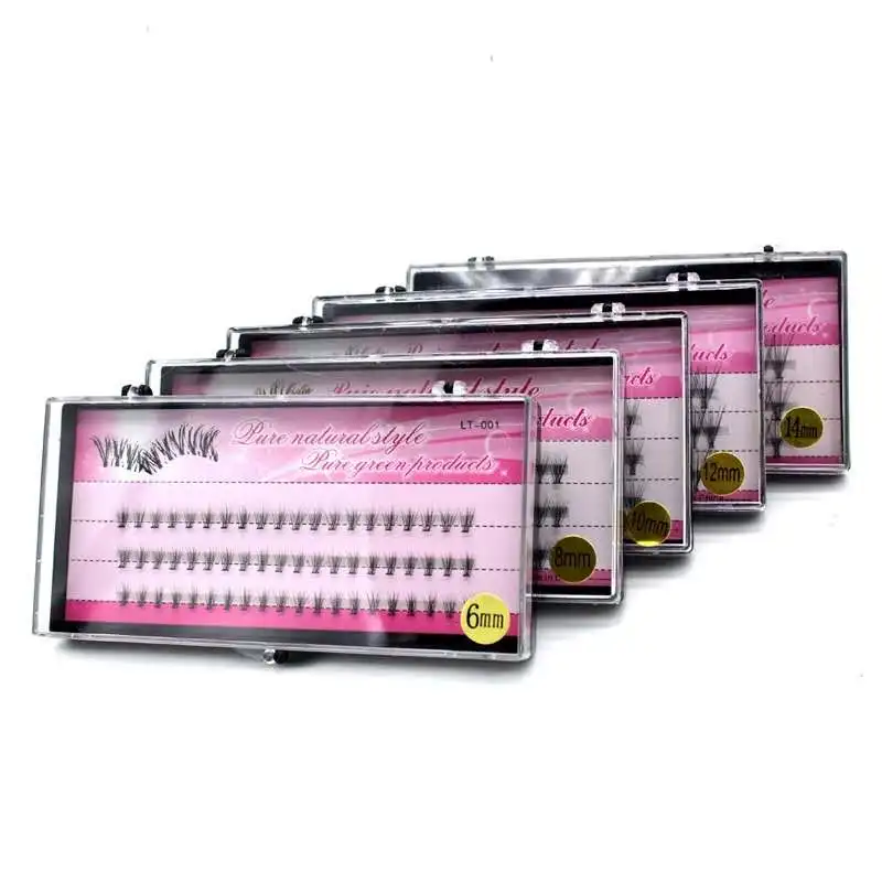 60pcs Individual Cluster EyeLashes Professional Makeup Grafting Fake False Eyelashes for eyelash extensions false eyelashes tabs