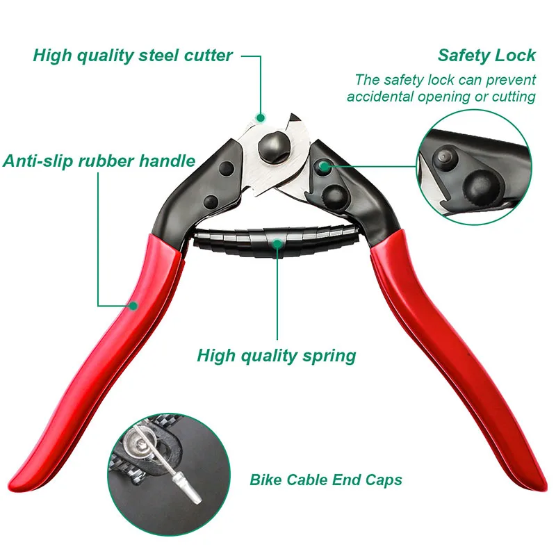 MUQZI MTB Bike Cable Cutter Brake Shifter Wire Cutter Tool for Repair Cycling Cable And Housing