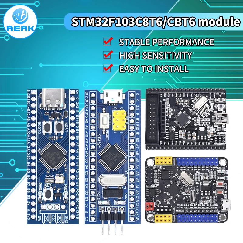 STM32F103C8T6 STM32F103CBT6 ARM STM32 Minimum System Learning Development Board Module For Arduino 32F103C8T6