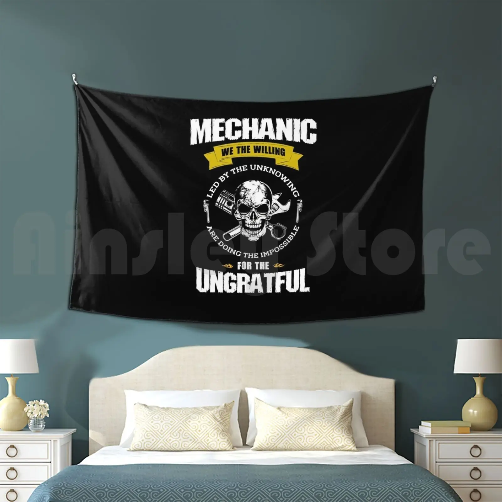 Mechanic Do The Impossible For The Ungrateful Customized Tapestry Auto Mechanic Helicopter Mechanic