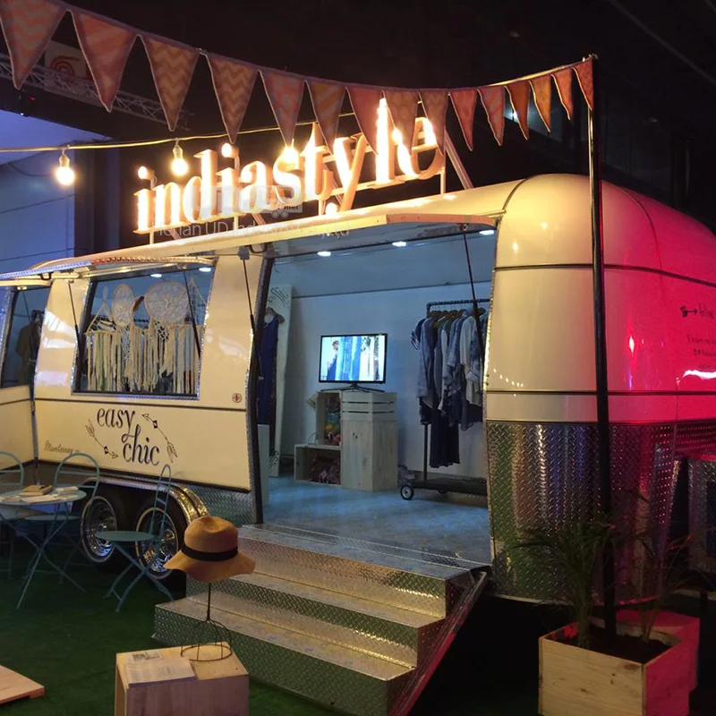 Lanches de sorvete, lanches para clientes móveis roupas para lojas de comidas caminhões