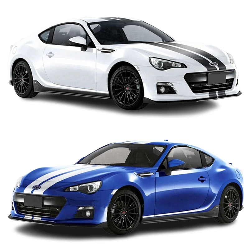 Sport Racing Car Sticker Bonnet Hood Stripe Vinyl Decals for Subaru BRZ Toyota GT86 86