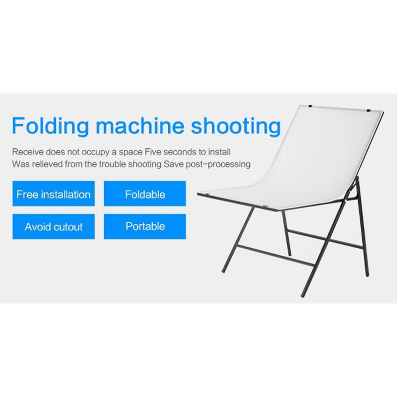 60*100cm Folding Portable Specialty Photography Photo Studio Shooting Table Photo For Still Life Product Shooting