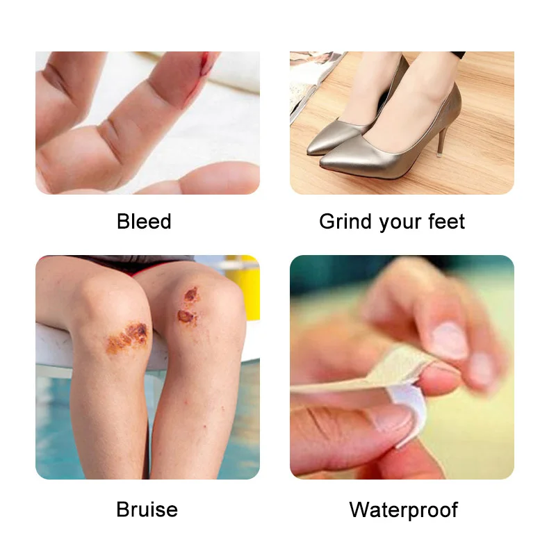 50/100/150Pcs First Aid Bandage Heel Cushion Adhesive Plaster Band Aid Wound Dressings Sterile Hemostasis Patch Sticker Z37001