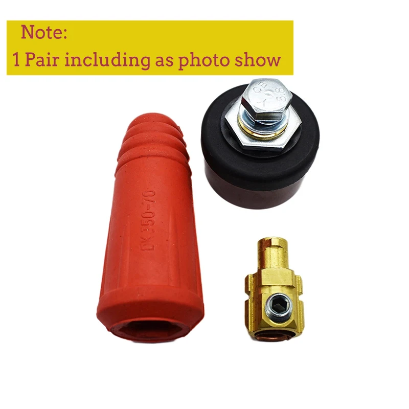 Rapid Fitting Europe Welding Machine Cable Connector DKJ 10-25 35-50 50-70 Quick Connector Welding Machine Plug Socket