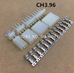 20set/lot CH3.96 3.96 mm CH3.96 - 2/3/4/5/6 Pin connector 20pcs Male + 20pcs Female + terminal 3.96mm