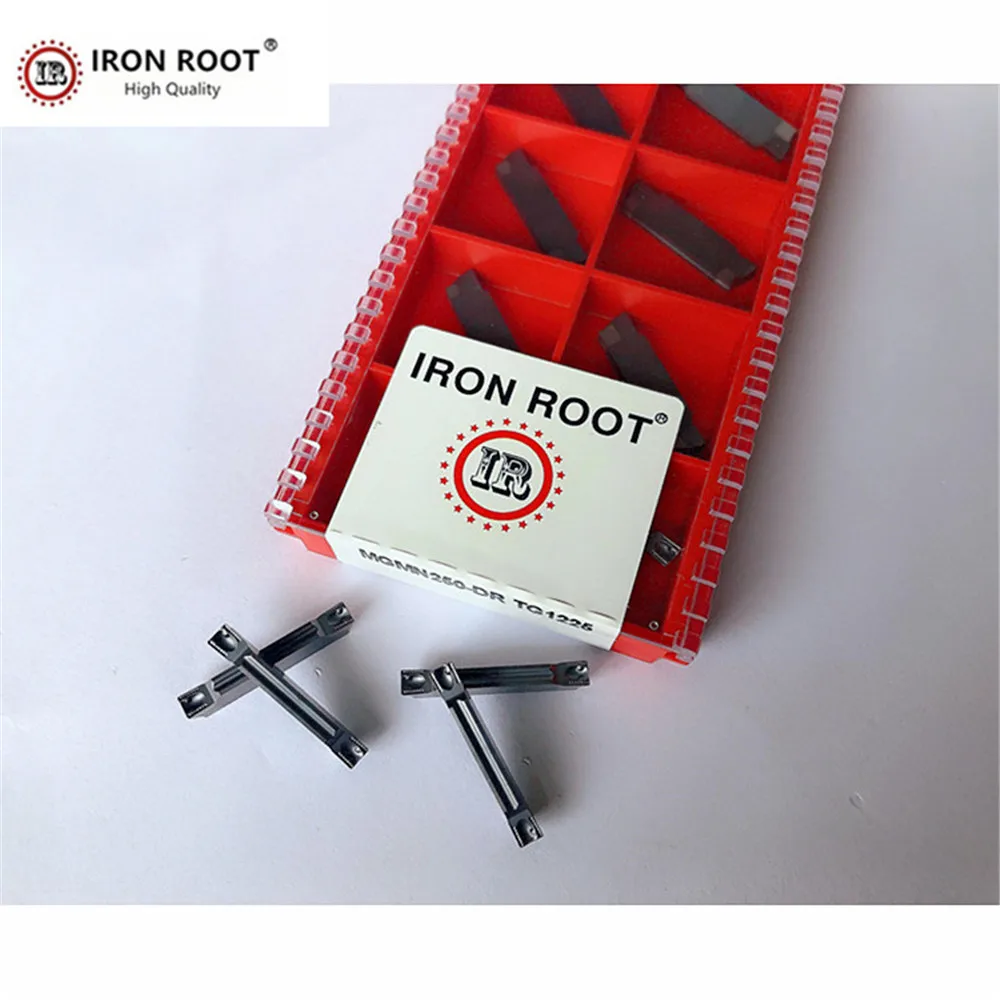 IRON ROOT MGMN200 MGMN250 MGMN300 MGMN400 MGMN500 -DR TG1225 Metal lathe Cutting Tool  CNC Grooving Carbide Insert For MGEHR/L