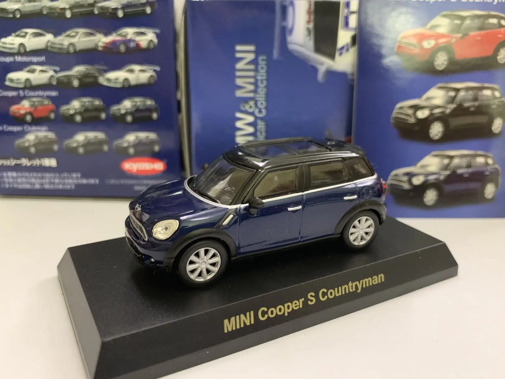 KYOSHO 1/64 Mini Cooper S Countryman Collect die casting alloy trolley model