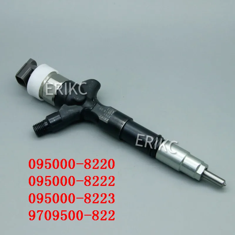 ERIKC 095000-822# Common Rail Pump Injector 095000-8220 Fuel Injection 0950008220 for Denso Toyota Hilux 1KD-FTV Euro4 2007/06