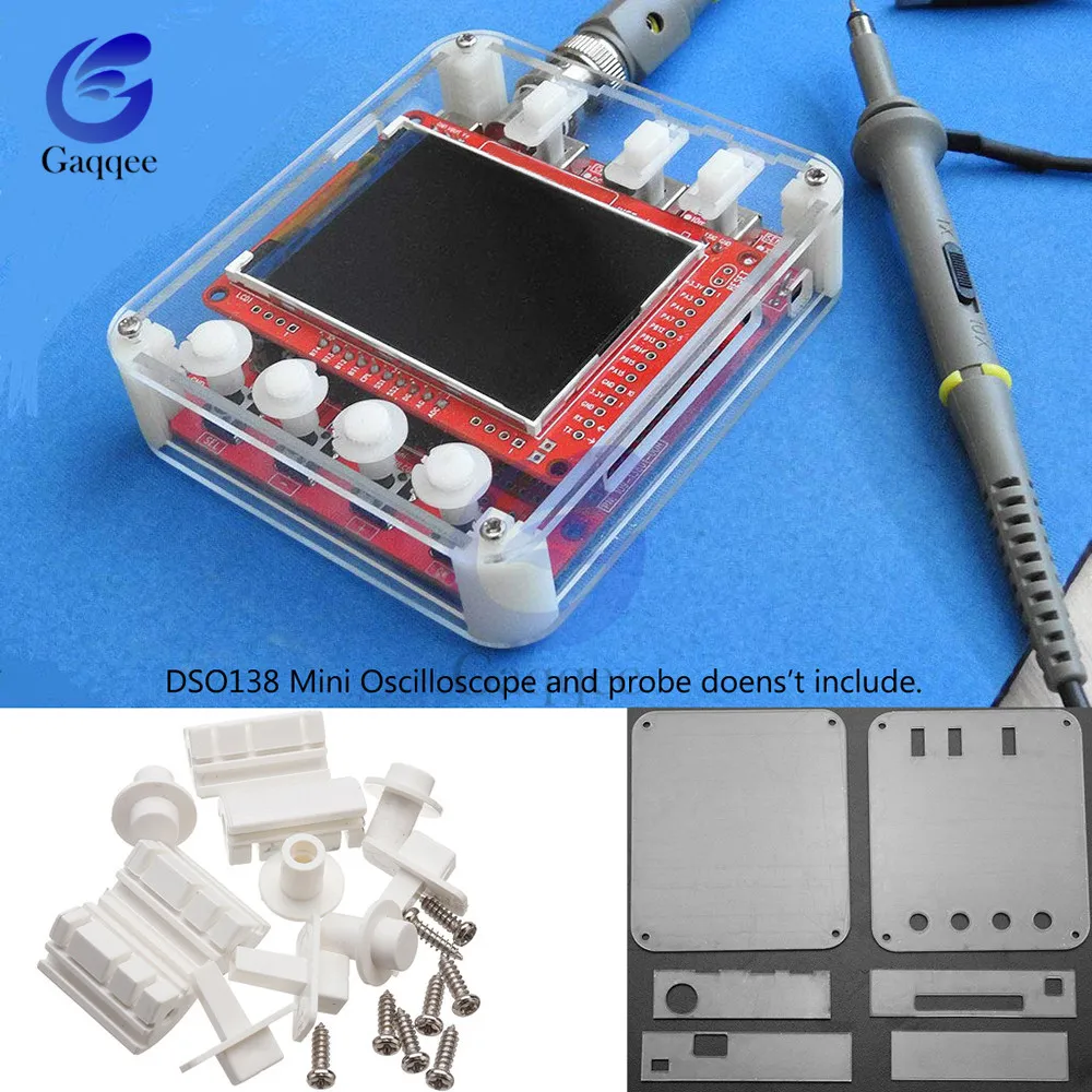 Mini  Digital Oscilloscope Acrylic Protection Case Anti Scratch Cover DSO138 Mini Oscilloscope Transparent Shield