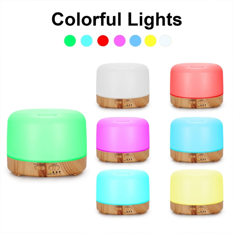 ناشر رائحة الكهربائية الهواء المرطب 300 مللي بالموجات فوق الصوتية صانع الضباب البارد مبيد LED زيت طبيعي الناشر للمنزل