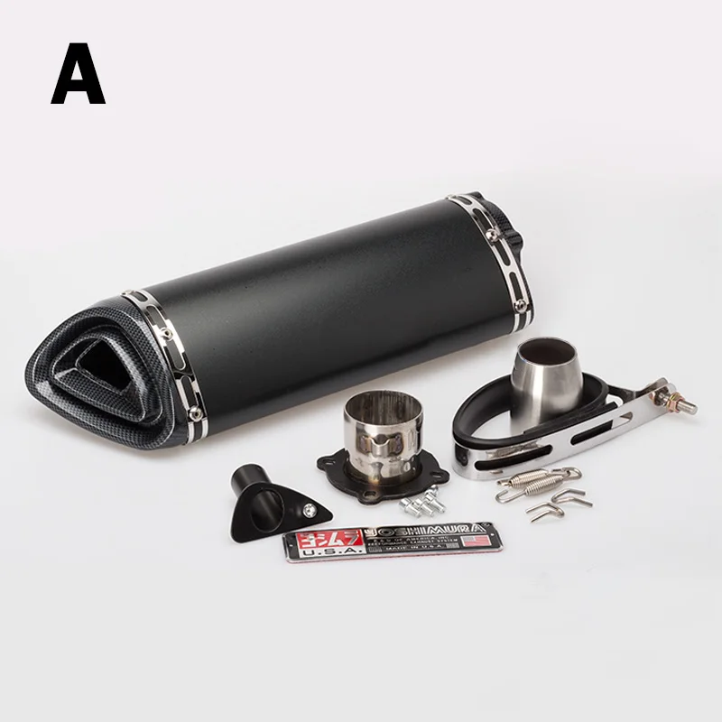 51mm Universal Motorcycle Exhaust Muffler Motocross Escape Moto for KawasakI z900 Z800 CBR1000 MT07 fz1 er6n R3 r25 gsxr750 z250