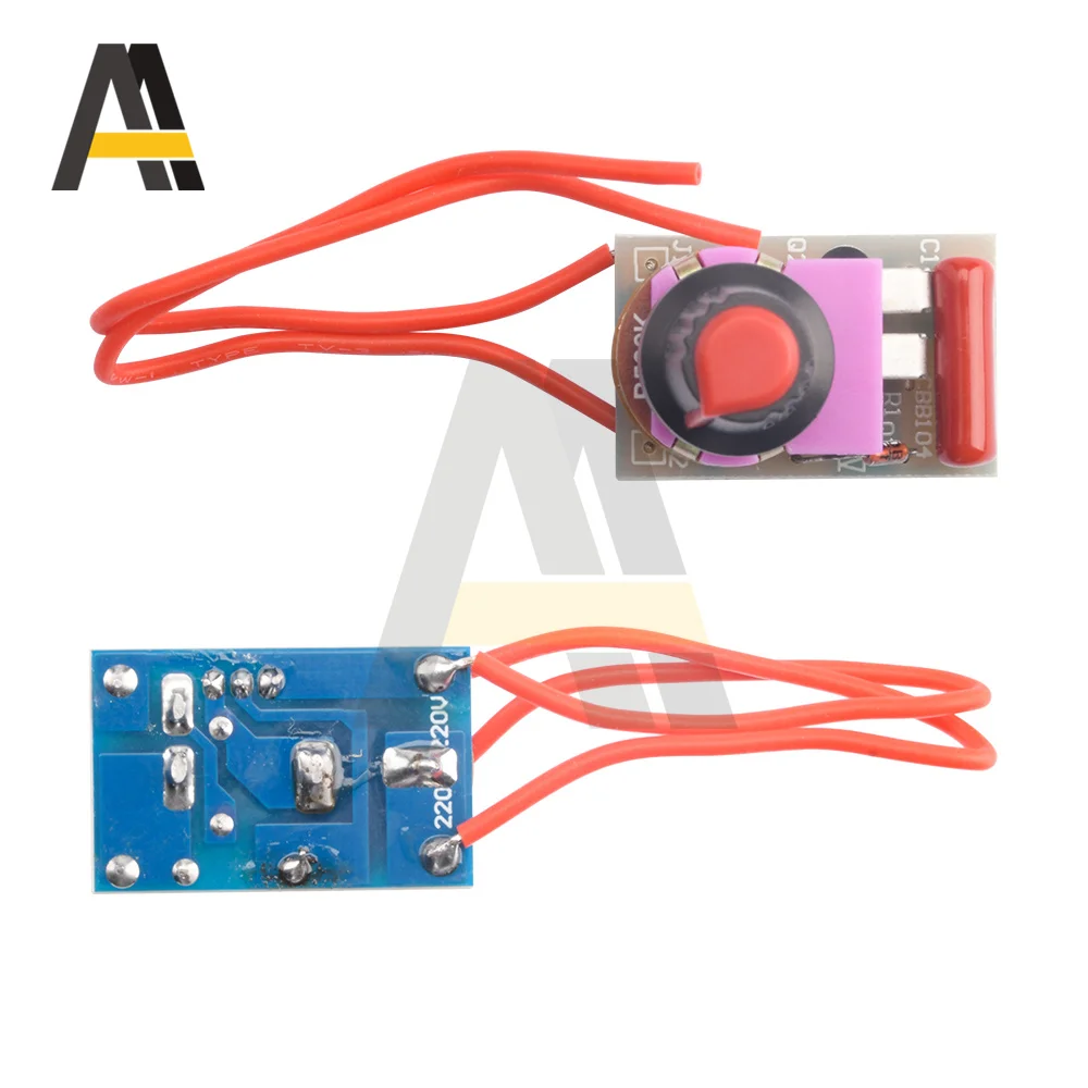 AC 220V 100W Dimmer Module with Potentiometer Switch AC Speed Regulation Module DIY Kit For Arduino