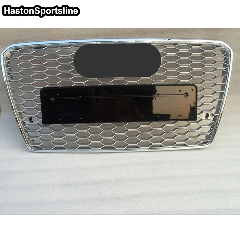 A7 RS7 Style ABS Black Front Racing Grills Hood Guard for Audi S7 Sline 2011-2015 Car Accessories
