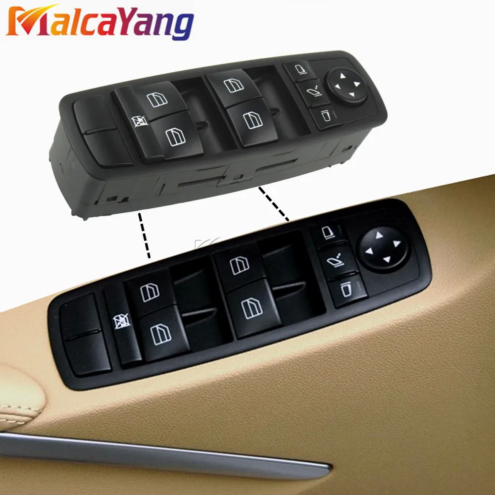 Left Window Mirror Switch Control Unit For Mercedes W164 GL320 GL350 GL450 ML320 ML350 ML450 ML500 2518300290 A2518300290