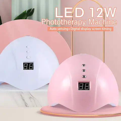 Arte Clavo UV LED 네일 램프 매니큐어 12W 60 S/120 S 젤 네일 폴란드어 건조기 네일 아트 도구 빨리 경화 젤 래커 바니쉬