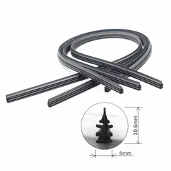 2PC Car Windscreen wipers blade Insert Rubber strip Refill for Volvo S40 S60 S80 S90 V40 V60 V70 V90 XC60 XC70 XC90