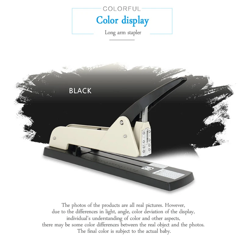 

Степлер с длинным рычагом 5000, 210 страниц, экономичный и прочный, большой счетный степлер с отчетом, регулируемая переплетная машина