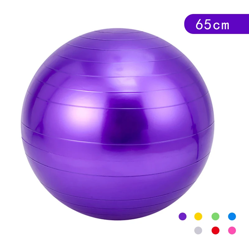 65cm Pilates Explosion-proof Yoga Ball Helps Pregnant Women Midwifery Shaping Body Weight Loss Fitness Gymnastics Movement