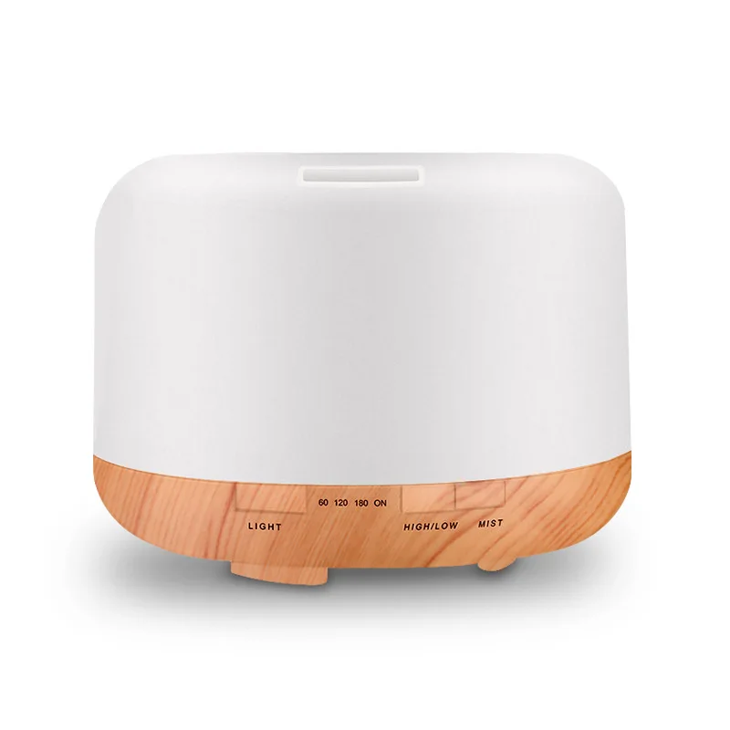 ناشر رائحة مرطب الهواء 500 مل 1000 مل بالموجات فوق الصوتية كول ميست صانع رشاش Led ضوء ليلي ناشر زيت عطري مع جهاز تحكم عن بعد