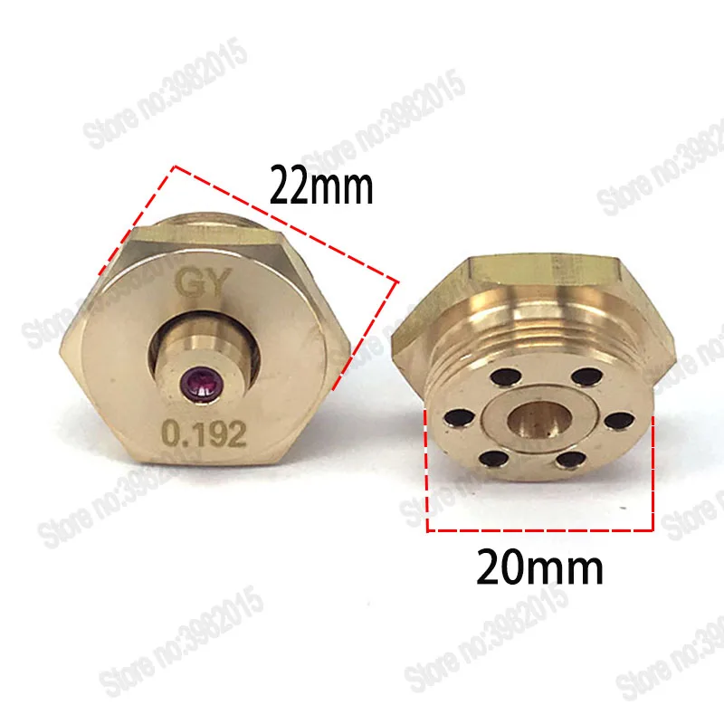 Guía de alambre de rubí de corte de alambre EDM, boquilla de rubí de molibdeno de 0,192/0,195mm, placa de enfriamiento por pulverización de agua para máquina de corte de alambre de velocidad media